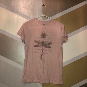 Cute Pink Aeropostale Moth Tee Shirt